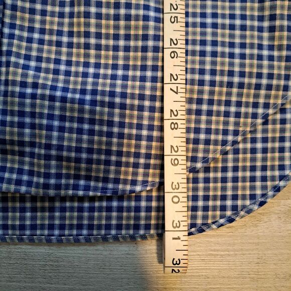 Lauren Ralph Lauren Classic Fit Long Sleeve Button Shirt Plaid Non Iron 17 32/33 - Picture 9 of 12